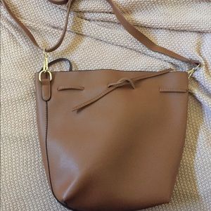 Brown shoulder bag